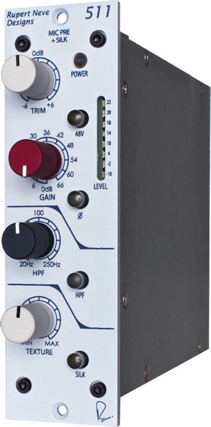 Rupert Neve Designs Portico 511 Preamp Voor De 500er Serie Studio