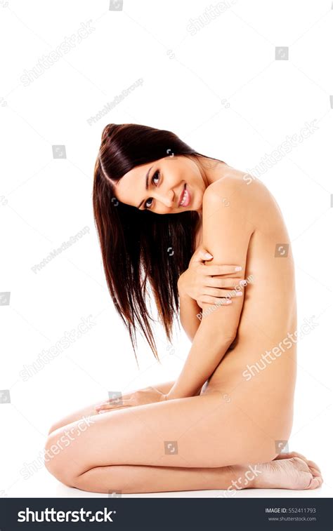 Nude Woman Kneeling On Floor Stock Photo Shutterstock