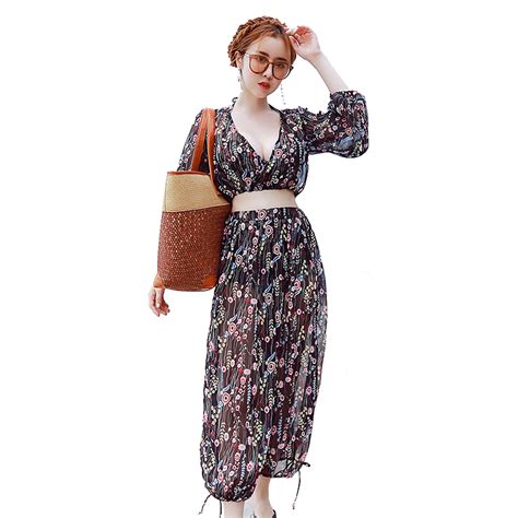 Bikini Dames Lange Mouwen Warmwaterbronnen Dun Sexy Zwemkleding Zwempak Zwart Aanbiedingen