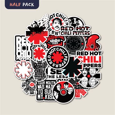 Jual STICKER PACK RED HOT CHILI PEPPERS RHCP STICKER TUMBLER STIKER LAPTOP KOPER HELM