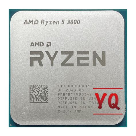 AMD Ryzen 5 3600 R5 3600 3 6 GHz Processador De CPU De Seis Cores Doze