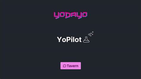 Introducing Yopilot Create Your Ai Character Chatbot With Yodayo