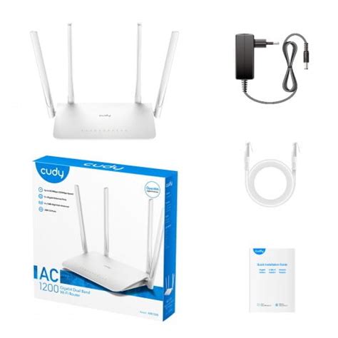 Cudy WR1300 AC1200 Gigabit Dual Band Smart Wi Fi Router Spark Technology