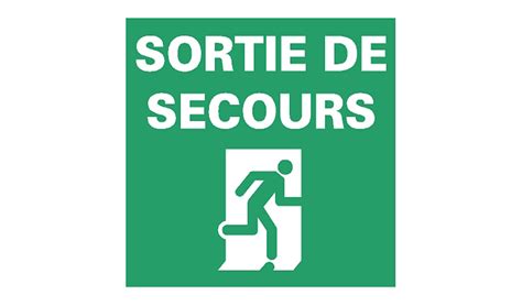 Panneau Sortie De Secours Silkolor