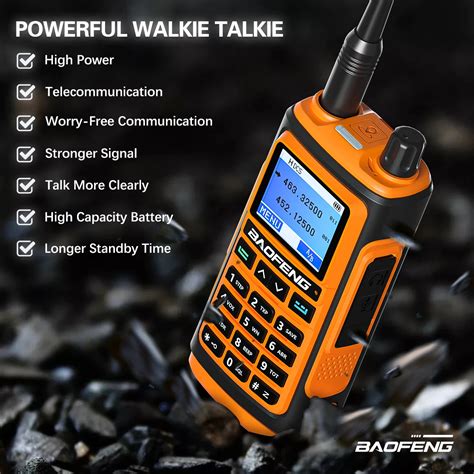 Baofeng UV-17: Portable radio device with 128 channels.