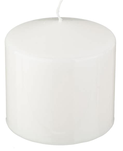Купить свеча высота 10 см диаметр 10 см белая, 348-401 в интернет ...