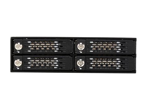 ICY DOCK Full Metal 4 X 2 5 SATA SAS HDD SDD Hot Swap Backplane Cage For 5 25 Drive Bay