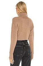 Ow Collection Annika Bra Knit Sweater In Nude Revolve