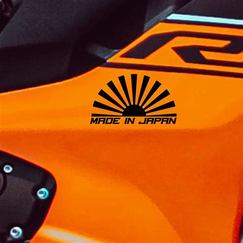 Car Decals Made in Japan MIJ Sun Moto Quality custom Logo - Vinyl Decal