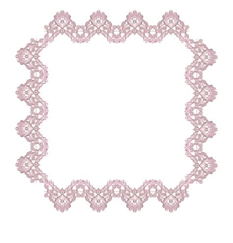 transparent lace picture border  clipart  clipart library