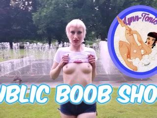 Lynn Tonic Public Boob Show Pornhub