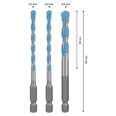 Bosch Expert Set De Brocas Multiuso Hex Multiconstruction Pzs