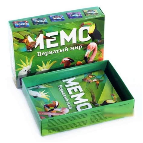 Настольная игра Мемо "Пернатый мир" Арт. 7952 - «Интересная настолка ...
