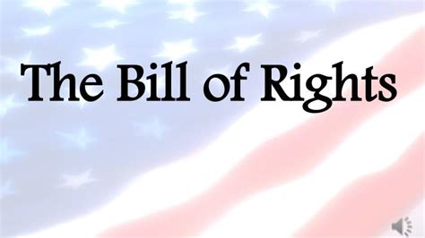 Ppt The Bill Of Rights Powerpoint Presentation Free Download Id1906611