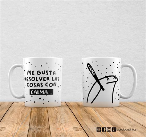 Tazas Flork Calma Comprar En Cosaloca Vinilos