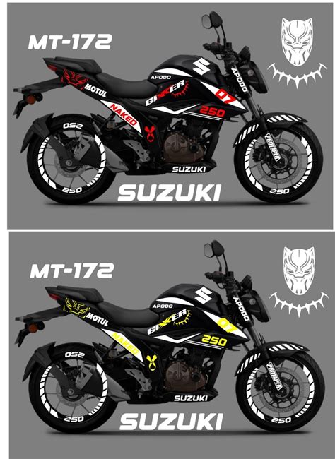 KIT REFLECTIVOS Suzuki Gixxer Naked Panter ApodO