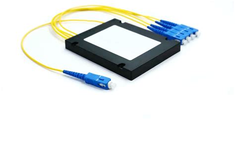 1X4 PLC Splitter ABS Box Type With SC Connectors