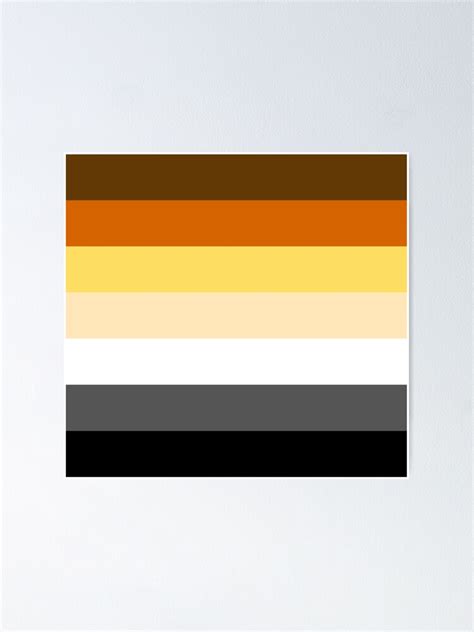P Ster Bandera De Oso Gay Sin Pata De Bearslover Redbubble