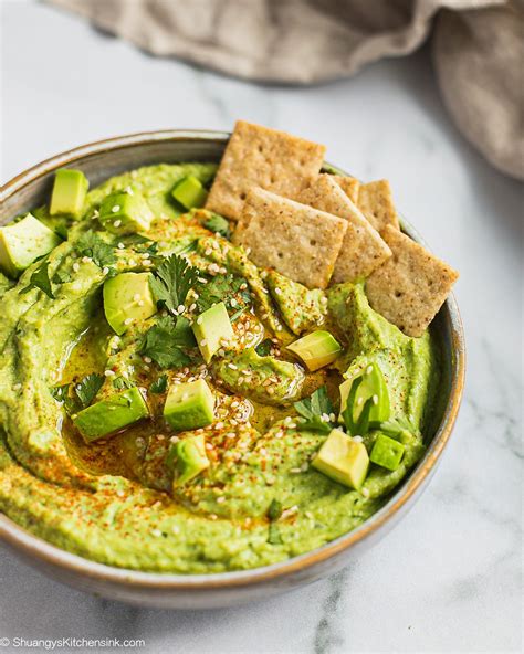 Avocado Hummus Whole 30 Shuangys Kitchen Sink