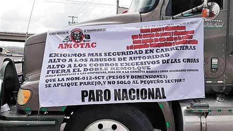 El 15 de febrero habrá paro en carreteras de Puebla transportistas