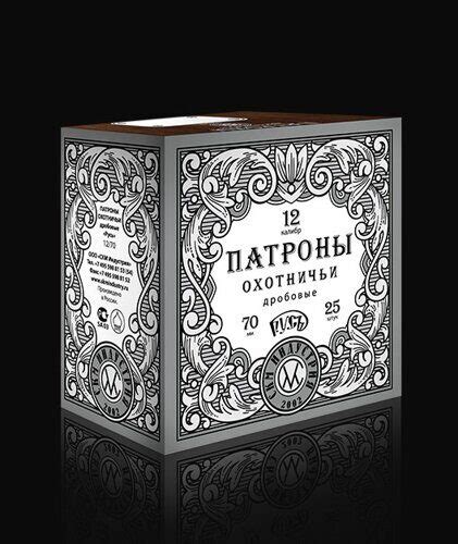 Патрон охотничий кал.12/70 "Русь" дробь 0000,00,0,1,2,7б/к