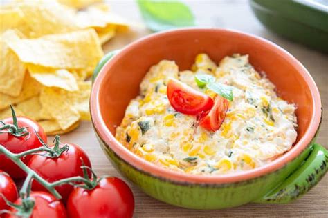 Corn Dip Hot Corn Dip Recipe With Poblano Peppers And Cheese