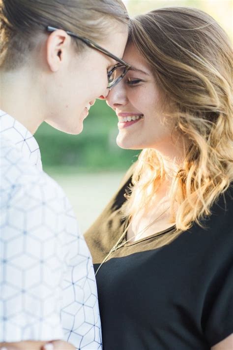 Lifestyle Engagement Session In Downtown Atlanta Lesbian Wedding Engagement Photoshoot