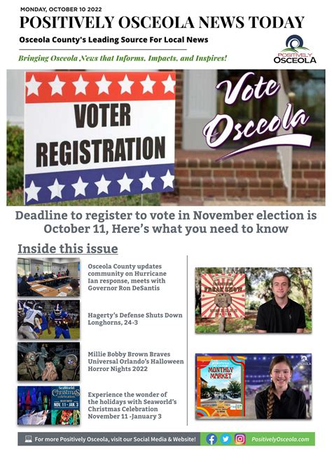 Positively Osceola News Today, Osceola County's Leading and Trusted