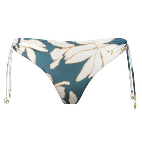 Watercult Floral Abstract Bikini Hose mit Seitlichen Bändern Puffy Sky Annadiva