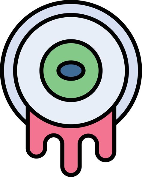 Scary Eyeball Vector Icon 30345984 Vector Art At Vecteezy