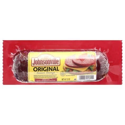 Johnsonville Original Summer Sausage Shop Sausage At H E B