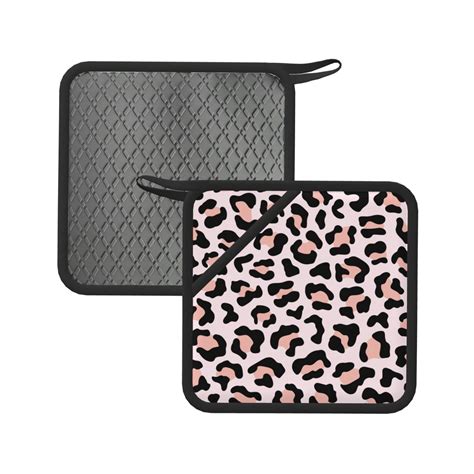 Pcs Silicone Anti Hot Hot Pads Oven Mitts Heat Resistant Pot Holders With Pockets Non Slip Oven