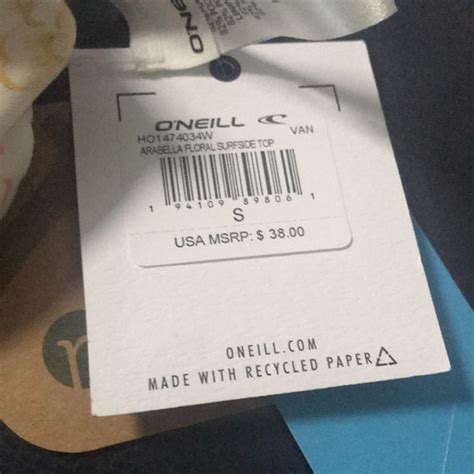 O Neill Swim New Oneill Surfside Floralprint Bikini Top Small Poshmark