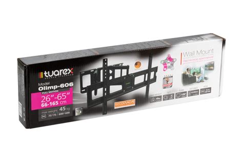 Кронштейн для LED/LCD телевизоров TUAREX OLIMP-606 black - выгодная ...