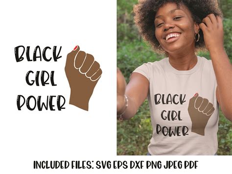 Black Girl Power Svg Graphic By Designs By Danielle Fl · Creative Fabrica
