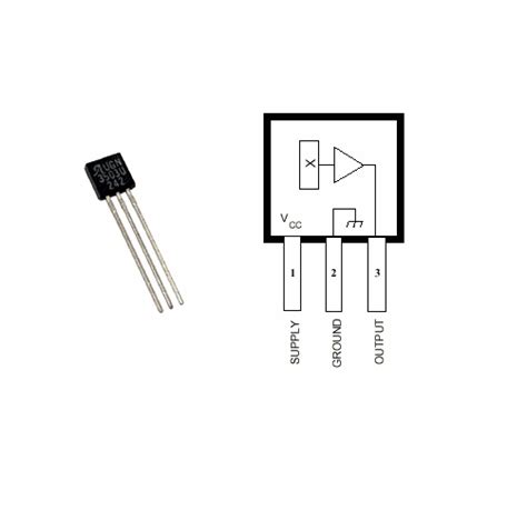 UGN3503 Hall effect Sensor IC / Magnetic Sensor IC – UGE Electronics Egypt