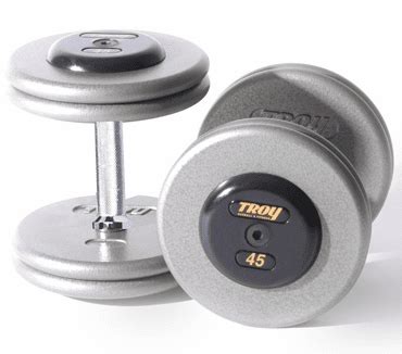 Troy Gray Pro Style Dumbbells Lb Set