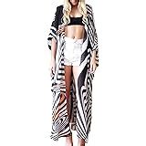 Wander Agio Cover Up Beach Swimsuit V Neck Collar Coverup Bikini Covers For Women Pocket Purple