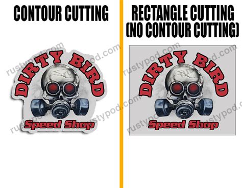 Personalized Skull Hot Rod Vinyl Sticker 10414 Rustypod Store