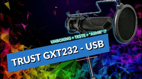 UNBOXING MICROFONE PARA YOUTUBERS MANTIS GXT 232 Microfone Youtuber