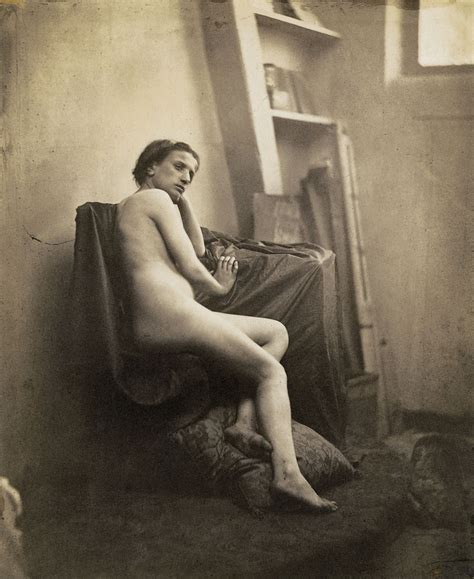 Eugène Durieu Seated Female Nude Art Blart art and cultural memory archive