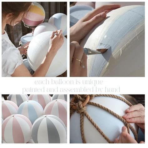 Big Hot Air Balloon Mobile Nursery Decoration Centerpiece Inspire Uplift Artofit