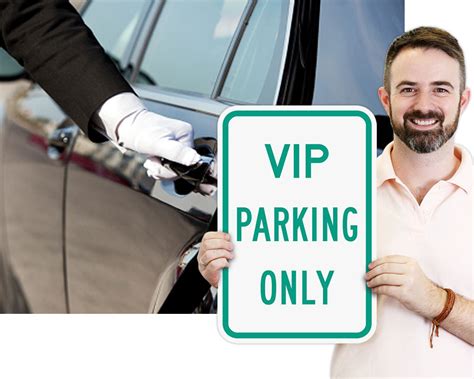 Vip Parking Signs Reserved Parking For Vip Signs