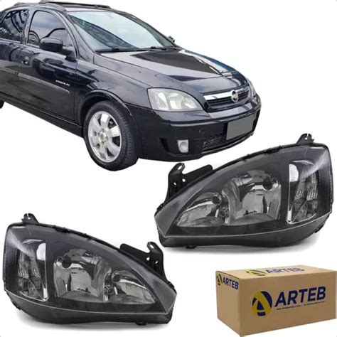 Par Farol Corsa Montana 2008 A 11 2012 Negro Original Arteb