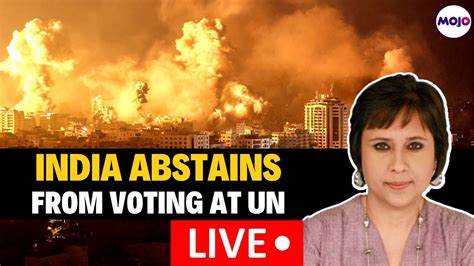 India Abstains At Un Vote On Israel Gaza Ceasefire I Priyanka Gandhi Vs