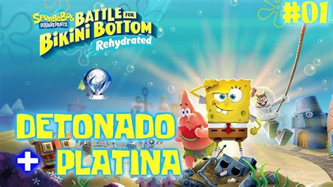 BOB ESPONJA SPONGEBOB Battle For Bikini Botton 01 Detonado Platina YouTube