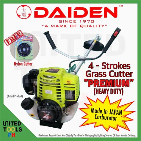 Daiden Gas Powered Grass Cutter Strokes Premium Heavy Duty Made In