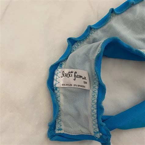 Luli Fama Bikini Bottom Bikinibottom Bluebottom Depop