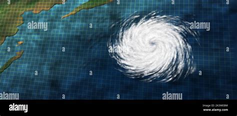 Hurricane Tropical Cyclone Or Typhoon Graphic With As A Dangerous