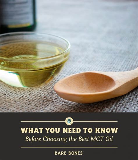 What You Need to Know Before Choosing the Best MCT Oil - Bare Bones